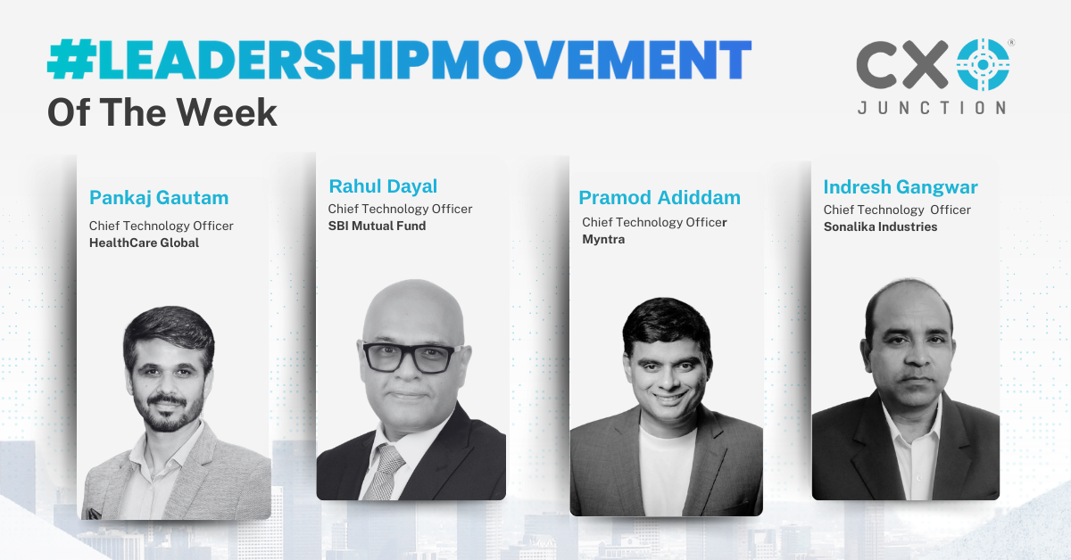 Discover India’s latest CXO appointments in 2026, spotlighting CTO leaders driving AI-led growth, digital transformation, and enterprise innovation.