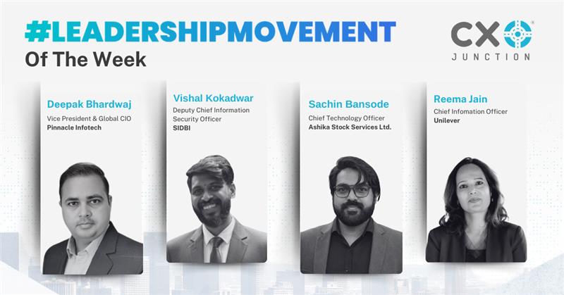 CXO appointments this week 