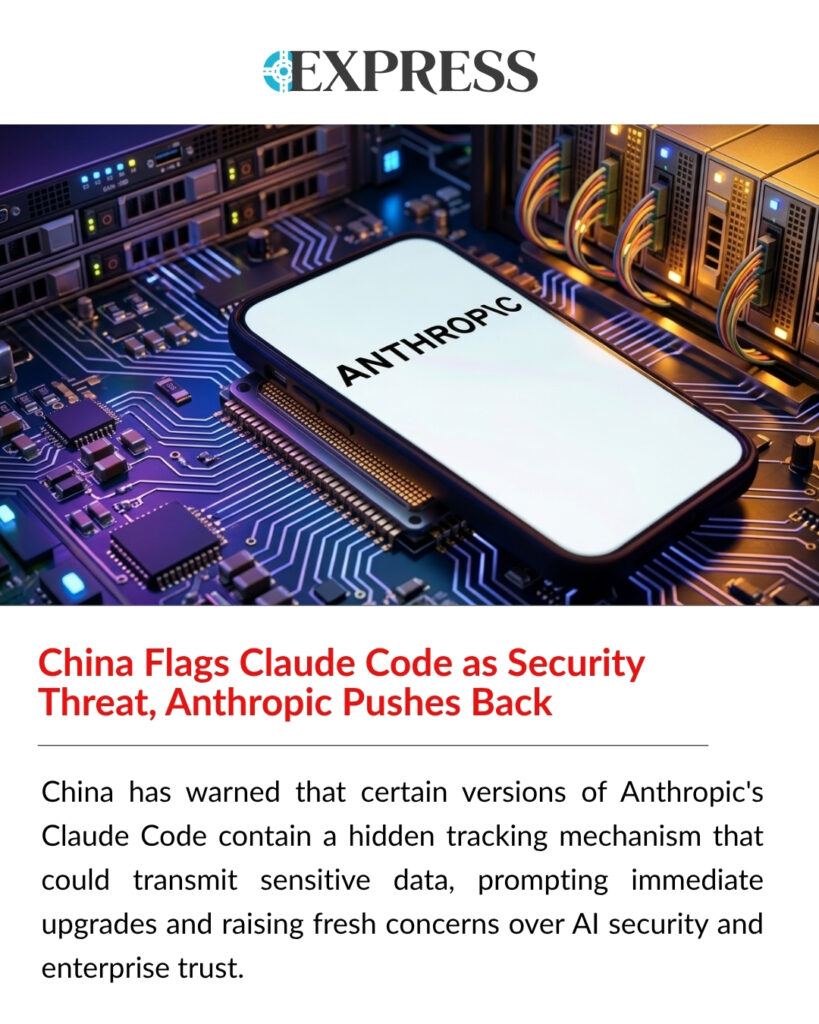 AI security concerns surrounding Anthropic's Claude Code after China raised allegations over monitoring features and data protection risks.